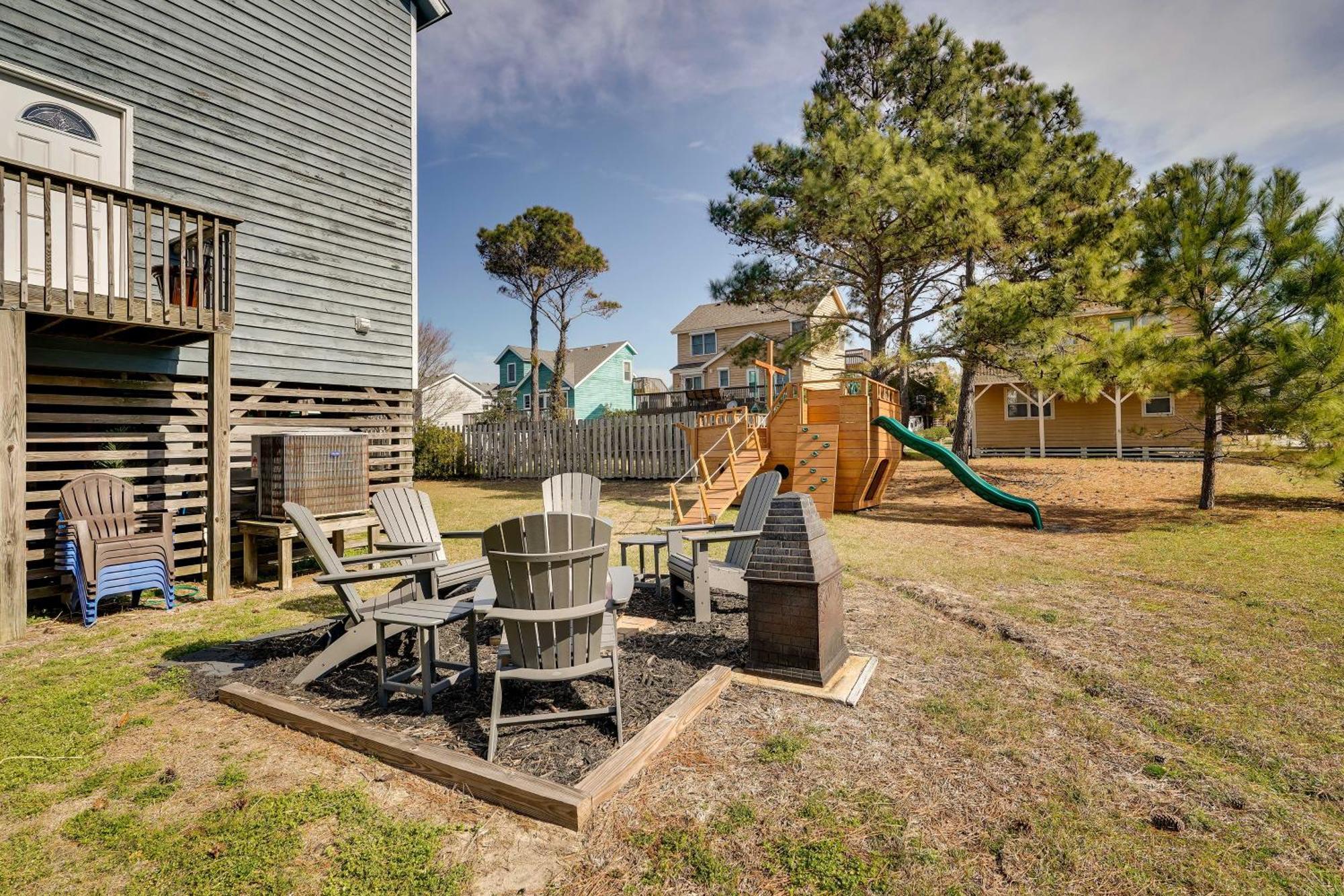 Dunn Dreamin Hot Tub, Pirate Fort, And Fire Pit! Nags Head Dış mekan fotoğraf